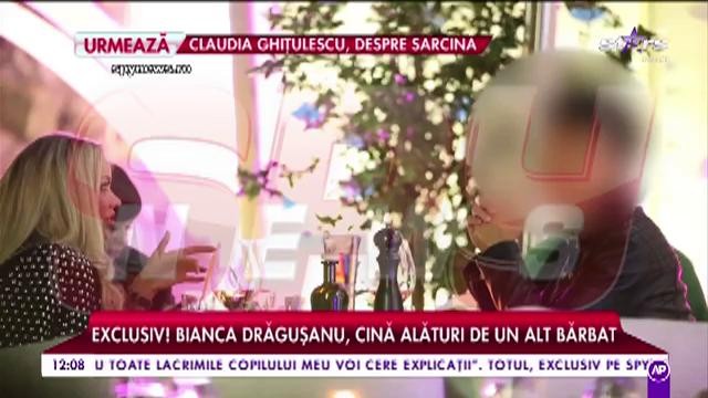 Bianca Drăgușanu, cină alături de un alt bărbat