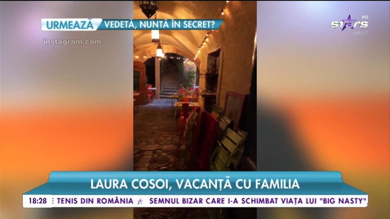 Laura Cosoi, vacanță cu familia