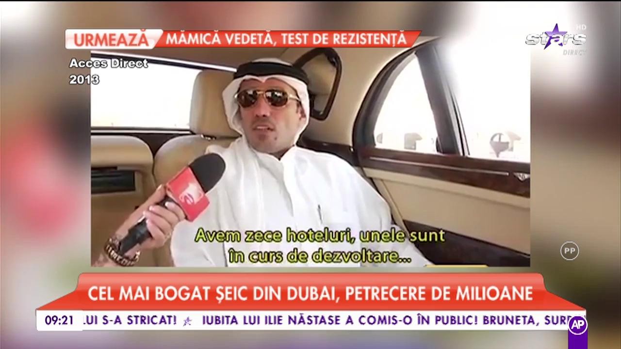 Cel mai bogat șeic din Dubai, petrecere de milioane