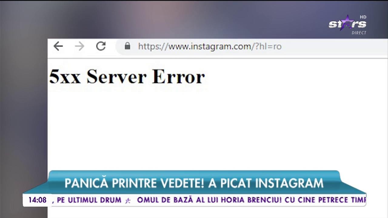 Panică printre vedete! A picat Instagram