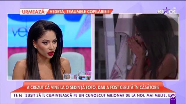 Nasrin, lacrimi de bucurie! A crezut că vine la o ședință foto, dar a fost cerută &icirc;n căsătorie