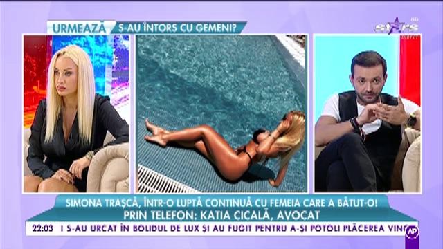 Simona Traşcă, într-o luptă continuă cu femeia care a bătut-o!