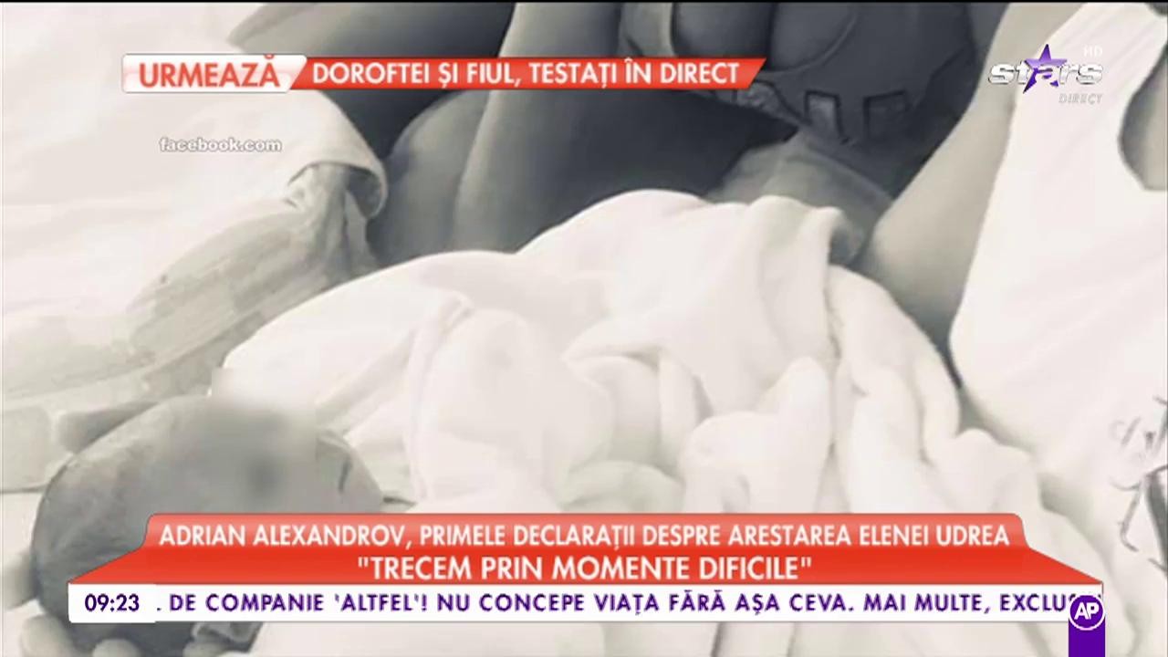 Adrian Alexandrov, primele declaraţii despre arestarea Elenei Udrea: "trecem prin momente dificile"