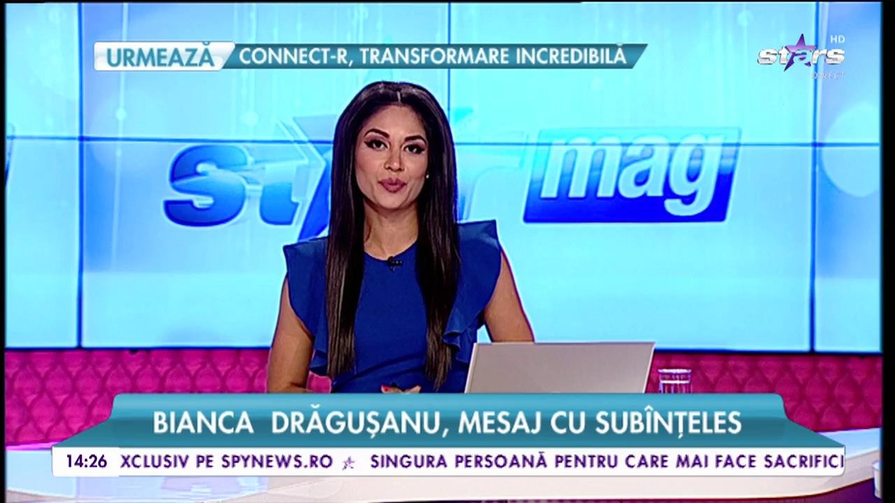 Bianca Drăguşanu, mesaj cu sub&icirc;nţeles