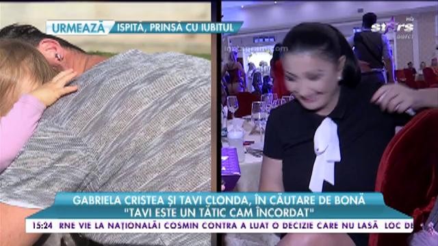 Gabriela Cristea şi Tavi Clonda s-au hotăr&acirc;t să caute o bonă pentru micuţa Victoria