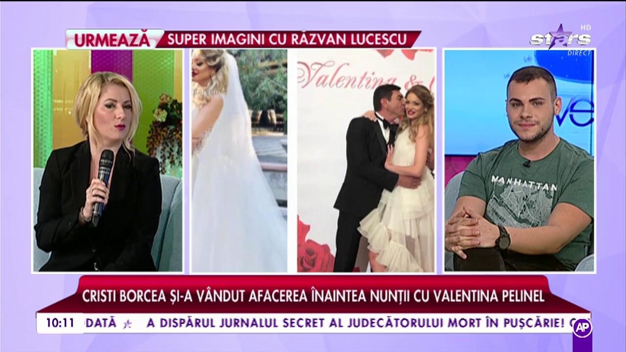 Cristi Borcea şi-a v&acirc;ndut o afacere cunoscută &icirc;nainte de nunta cu Valentina Pelinel