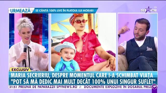 Maria Secrieriu, despre momentul care i-a schimbat viața: ”Copilul te schimbă în bine”