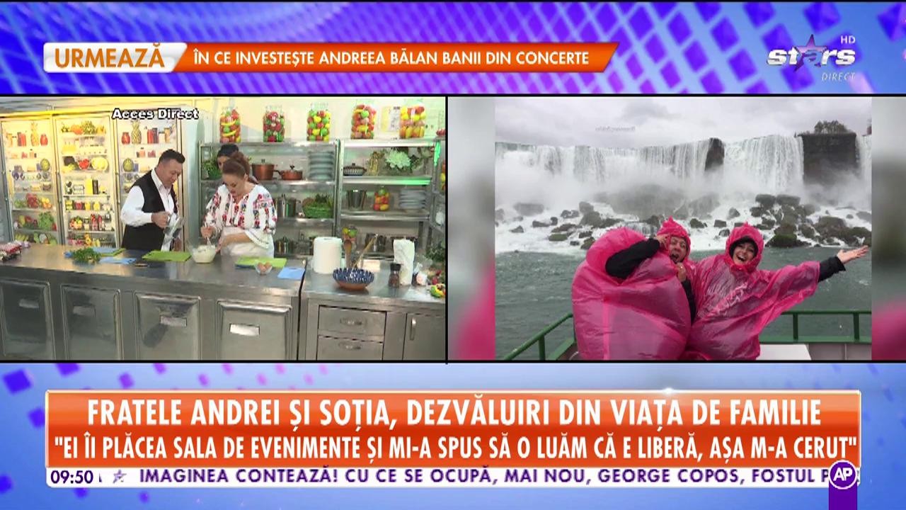 Fratele Andrei şi soţia lui, dezvăluiri din viață de familie