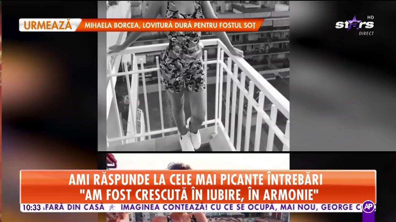 AMI răspunde la cele mai picante &icirc;ntrebări: "Am fost crescută &icirc;n iubire"