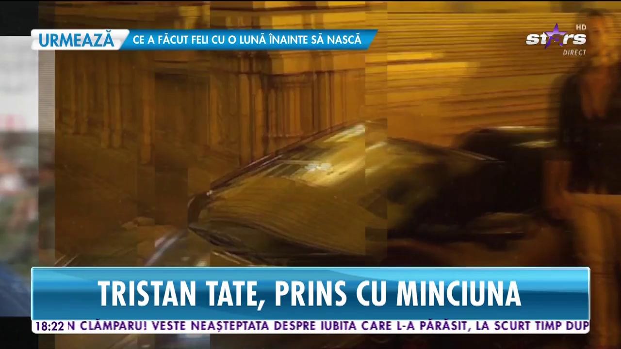 Tristan Tate spune că a intrat la dietă, dar a fost prins cu m&acirc;ţa &icirc;n sac