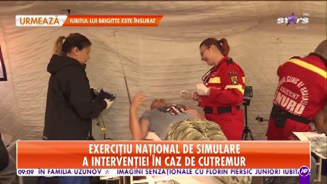 Exercițiu național de simulare a intervenției &icirc;n caz de cutremur