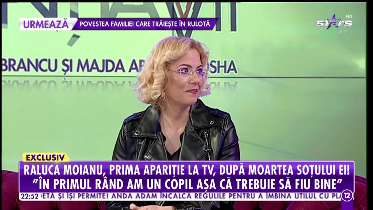 Raluca Moianu, &icirc;n lacrimi! Prima apariție la TV a vedetei, după moartea soțului ei: "A fost un an teribil de greu"