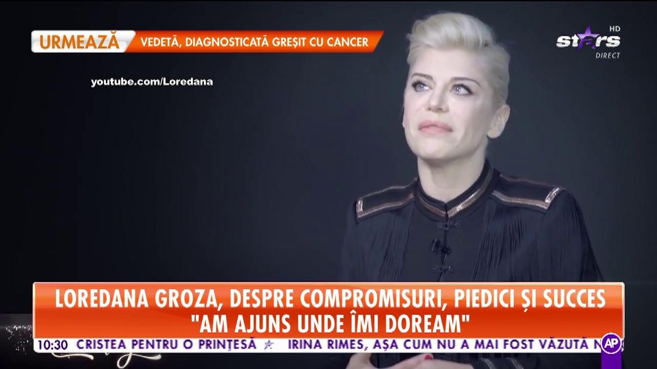 Loredana Groza a vorbit despre greutăţile pe care le-a &icirc;nt&acirc;mpinat de-a lungul carierei şi cum a reuşit să treacă peste obstacolele vieţii
