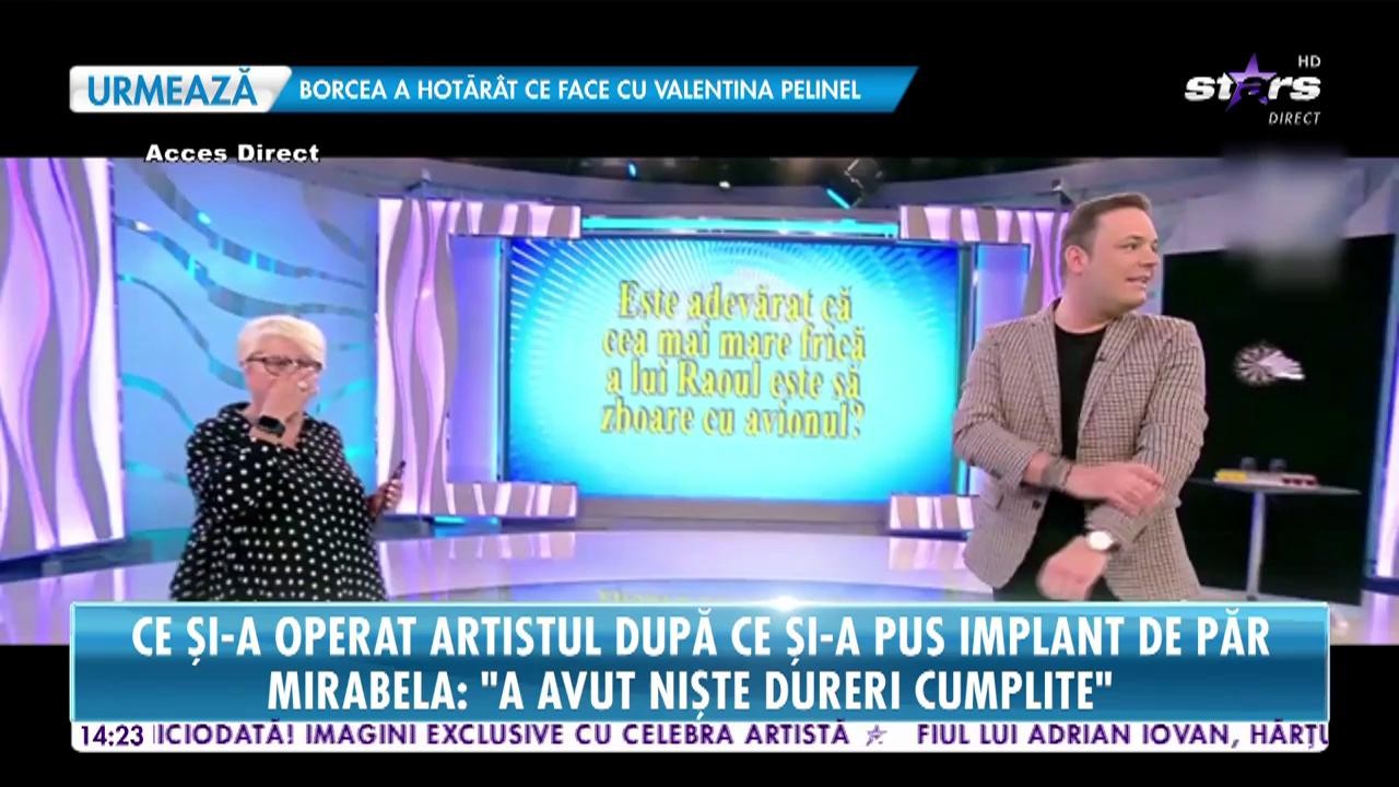 Mirabela Dauer l-a dat de gol. Raoul și-a mai făcut o operaţia estetică secretă