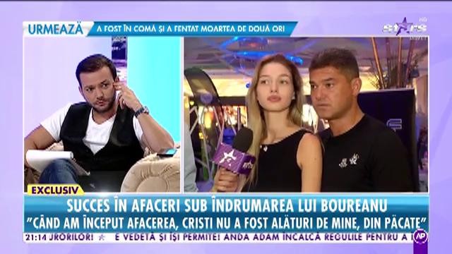 Laura Dincă, succes în afaceri sub îndrumarea lui Boureanu