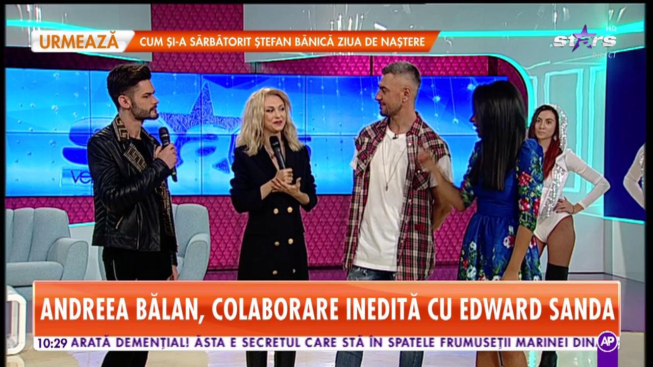 Andreea Bălan, colaborare inedită cu Edward Sanda pentru piesa &bdquo;Pe drum"