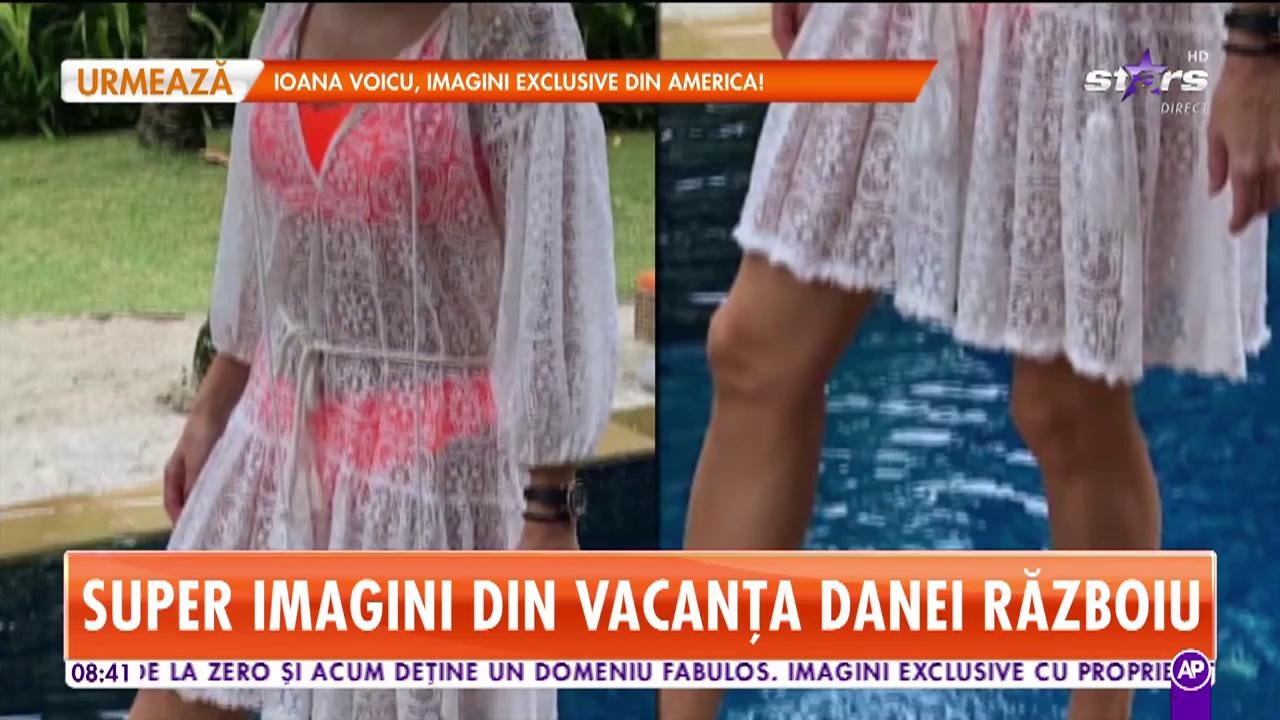 Super imagini din vacanța de vis a Danei Războiu
