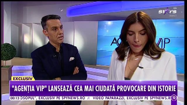 Cea mai ciudată provocare din televiziune continuă la "Agenţia VIP". Victima serii, fiica unui artist celebru