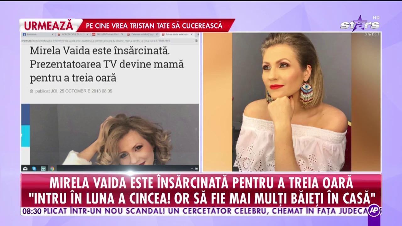 Mirela Vaida, &icirc;nsărcinată pentru a treia oară