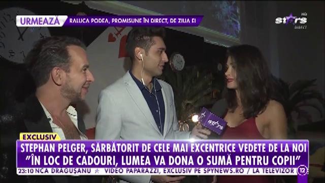Stephan Pelger, sărbătorit alături de cele mai excentrice vedete de la noi: &rdquo;&Icirc;n loc de cadouri, lumea va dona o sumă pentru copii cu probleme&rdquo;