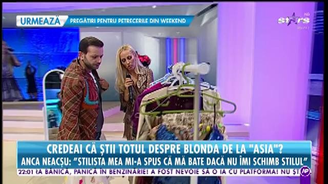 Anca Neacșu, toată garderoba la Răi da Buni: ”Stilista mea mi-a spus că mă bate dacă nu-mi schimb stilul”