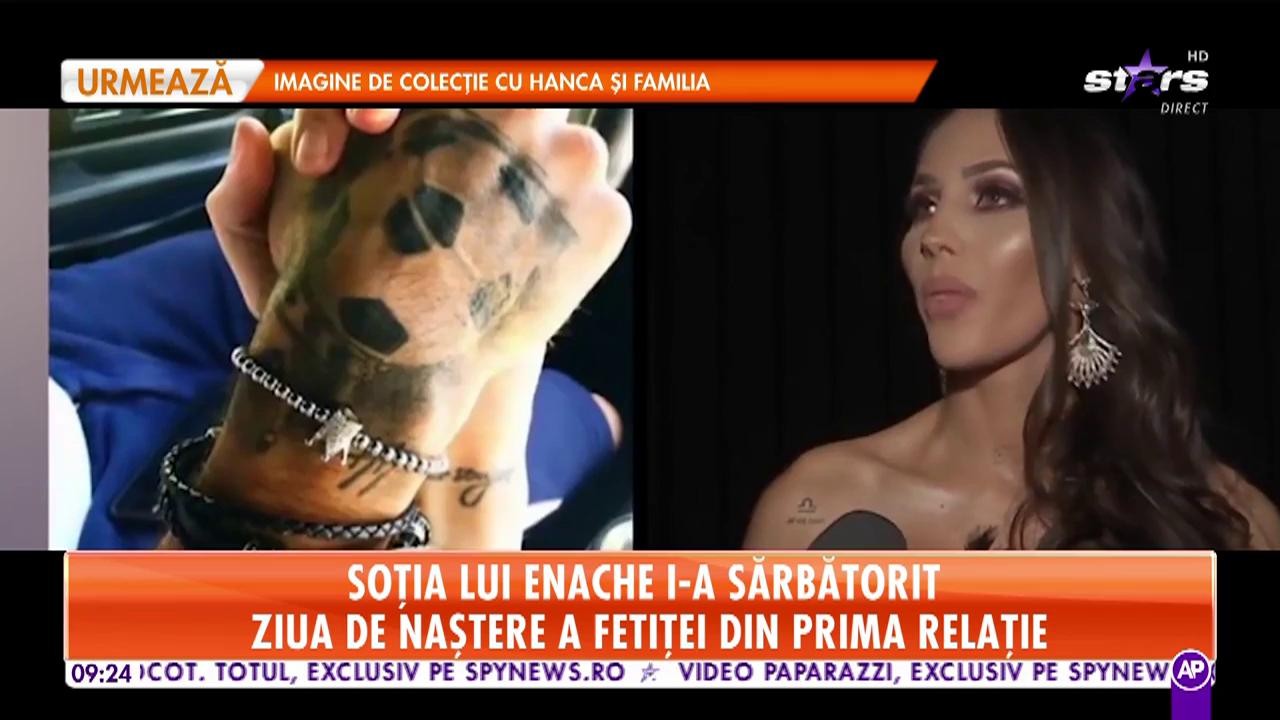 Soţia lui Gabriel Enache, un party de neuitat pentru fetiță
