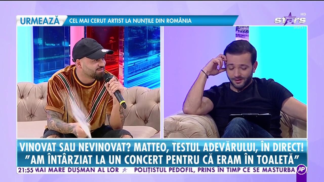 Vinovat sau nevinovat? Matteo, testul adevărului la Răi da buni! A recunoscut că a furat la BAC!