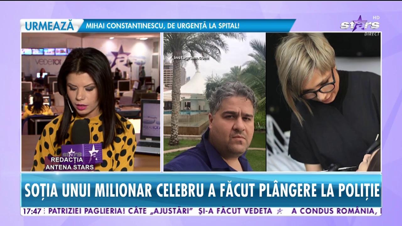 Soția unui milionar celebru a făcut pl&acirc;ngere la poliție