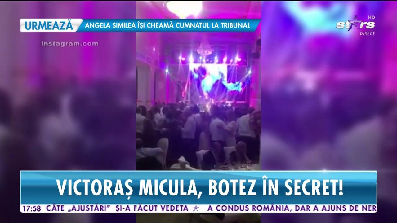 Victoraș Micula și-a botezat fetița, &icirc;n mare secret