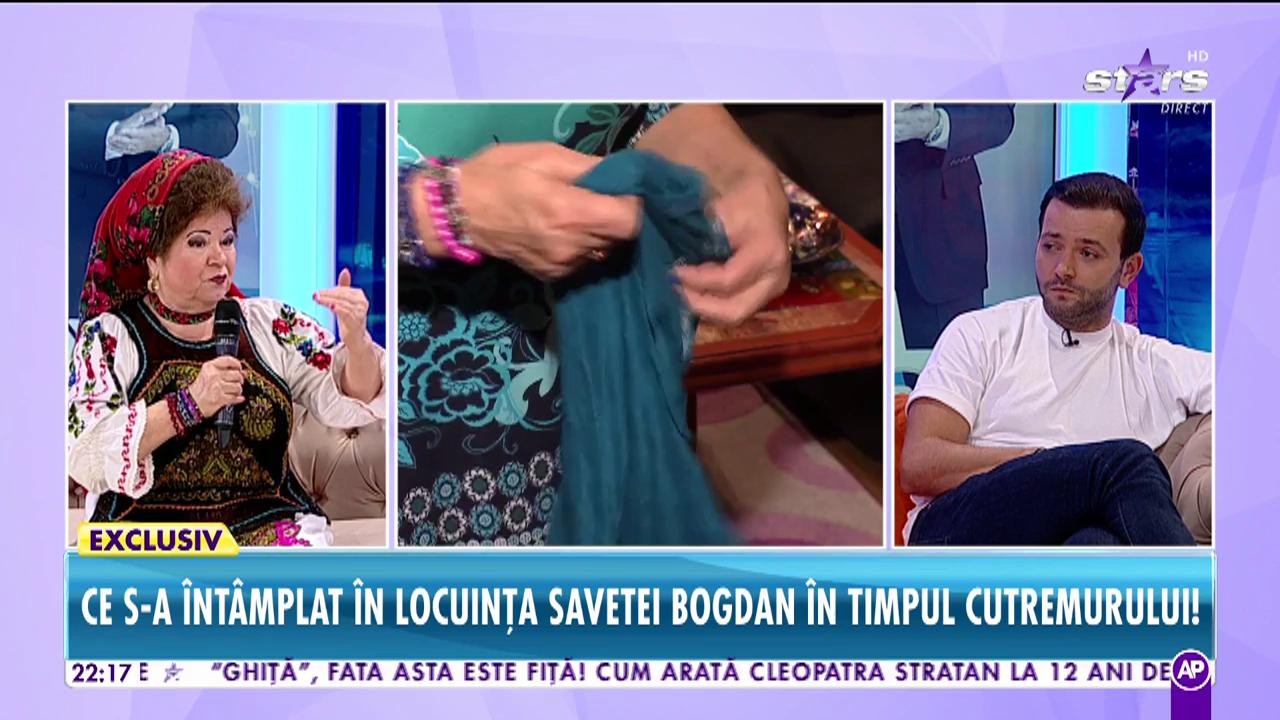 Ce s-a întâmplat în locuința Savetei Bogdan în timpul cutremurului