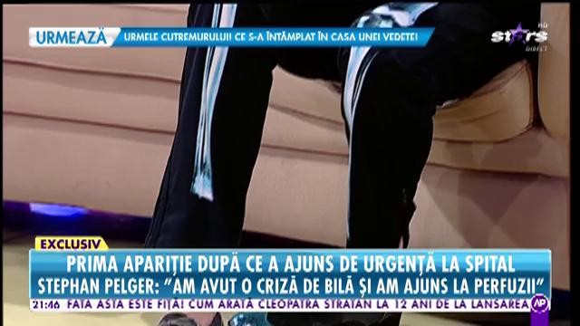 Stephan Pelger, prima apariție după ce a ajuns de urgență la spital: „Am avut o criză de bilă și am ajuns la perfuzii”