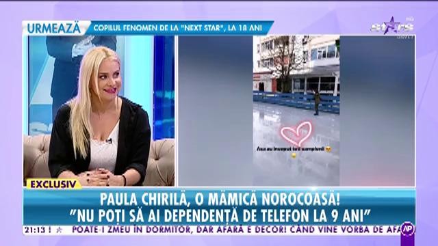 Paula Chirilă și-a machiat fiica de Halloween!