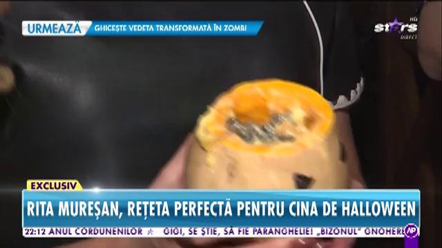 Rita Mureşan , reţeta perfectă pentru cina de Halloween