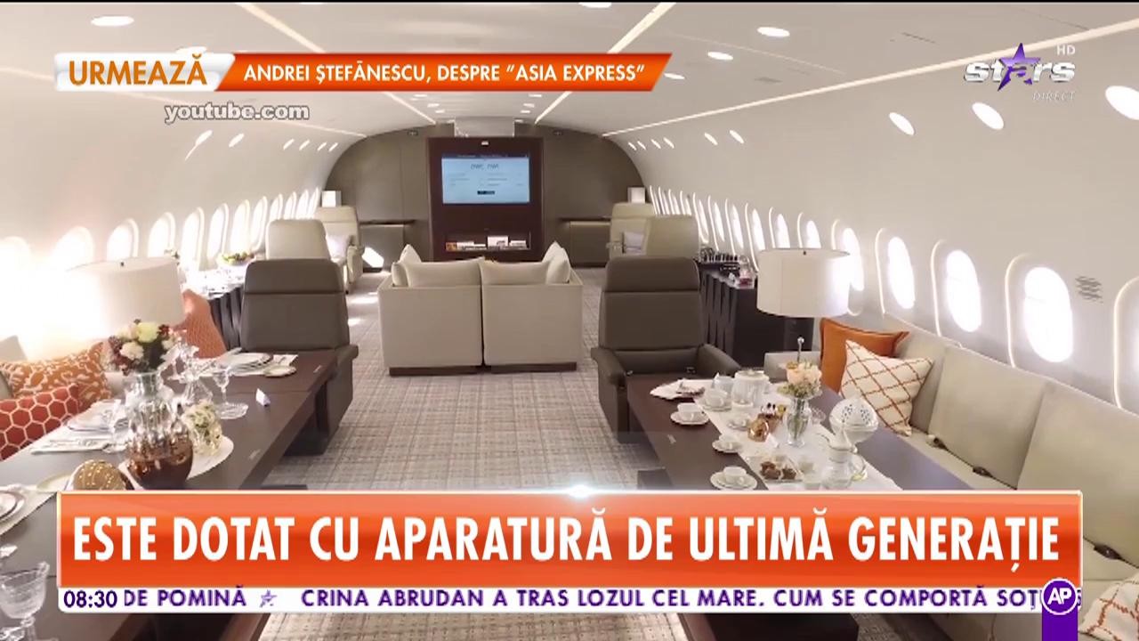 Avionul vedetelor şi al afaceriştilor miliardari. Bijuteria cu aripi a costat 400 de milioane de euro