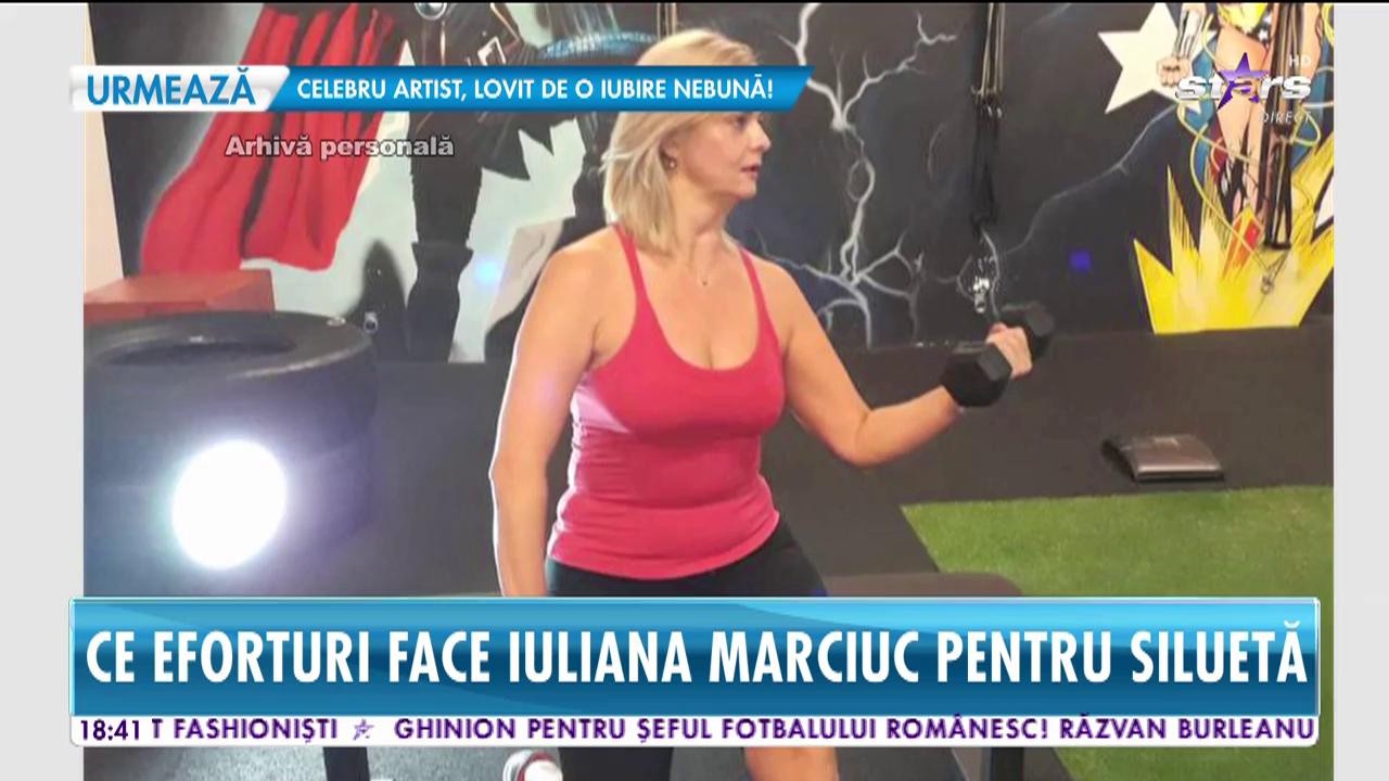 Ce eforturi face Iuliana Marciuc pentru siluetă