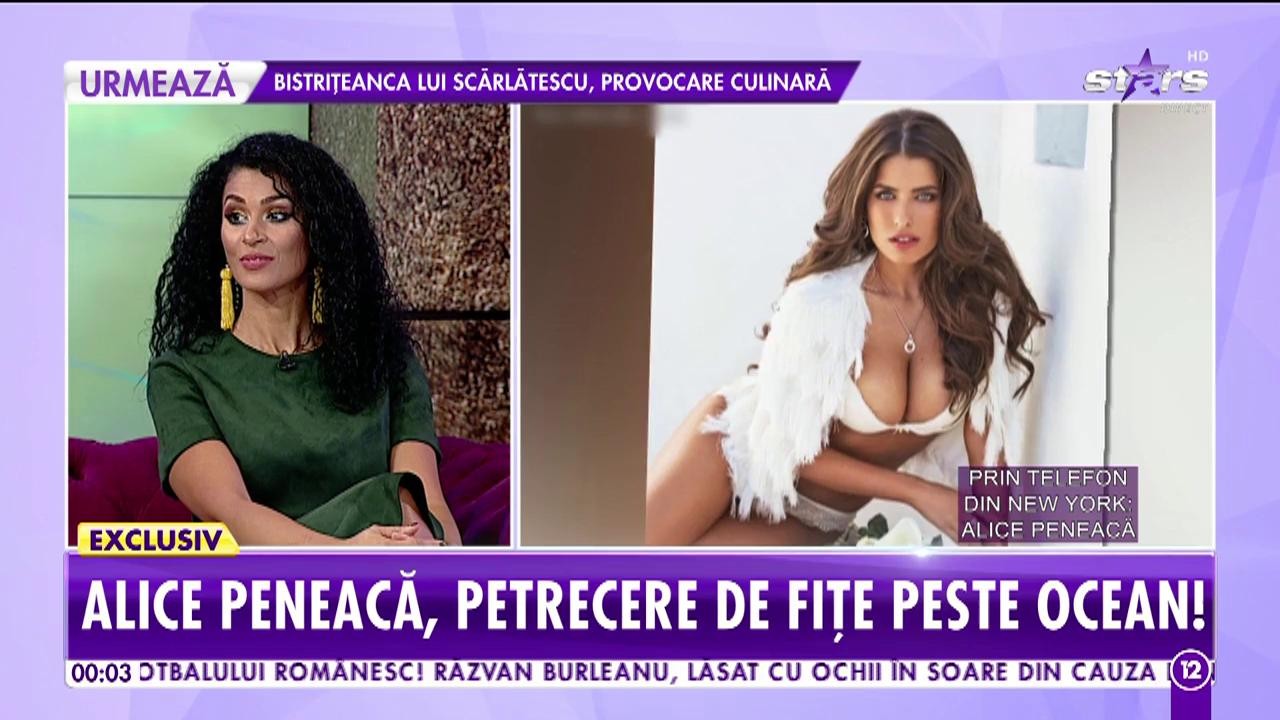 Alice Peneacă, petrecere de fiţe peste Ocean!