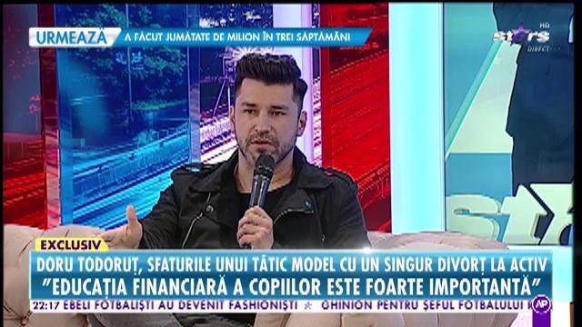 Doru Todoruţ, sfaturile unui tătic model: ”Alții sunt cu mai multe divorțuri la activ, nu mai e un fenomen izolat”