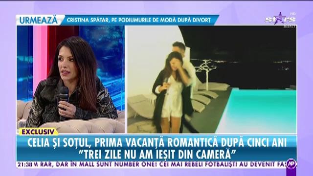 Celia și soțul, prima vacanță romantică după cinci ani: ”Ne-am adus aminte de ce ne-am îndrăgostit unul de celălalt”