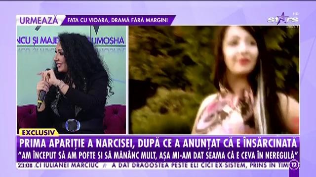 Prima apariţiei a Narcisei, după ce anunţat că este &icirc;nsărcinată! "Voi avea un băieţel!"