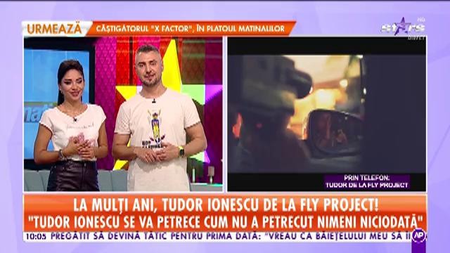 La mulţi ani, Tudor Ionescu de la Fly Project! "De ziua mea dorm!"