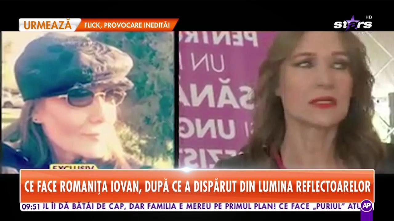 Ce face Romaniţa Iovan, după ce a dispărut din lumina reflectoarelor