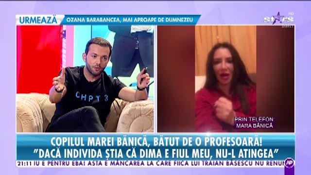 Copilul Marei Bănică, bătut de o profesoară: ”Dima nu avea caietul de matematică pe bancă”