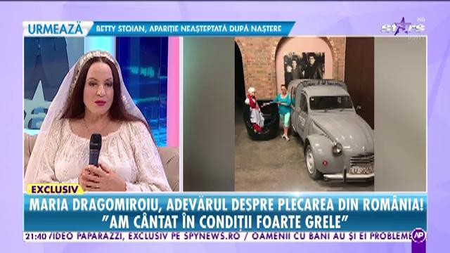 Maria Dragomiroiu, adevărul despre plecarea din România