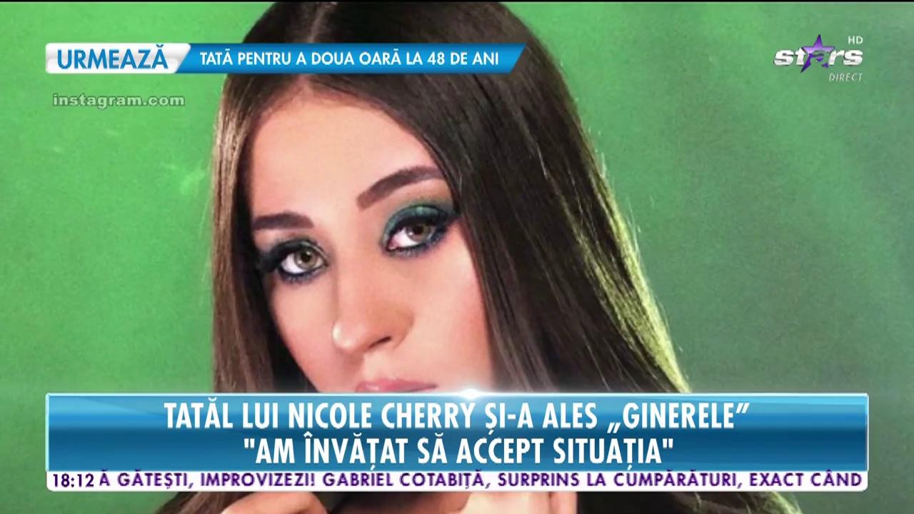 Nicole Cherry, cuplată cu noul iubit chiar de către tatăl său!