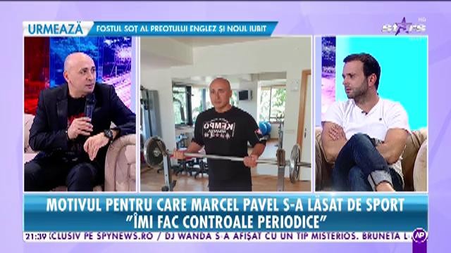 Motivul pentru care Marcel Pavel s-a lăsat de sport: "Nu mai am voie să fac mișcare"