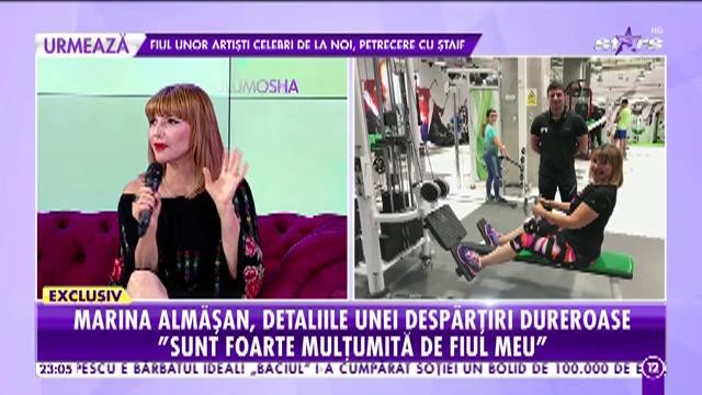 Una caldă, alta rece pentru Marina Almăşan! Prezentatoarea a rămas fără partener de sală