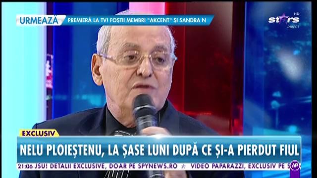 Nelu Ploieşteanu, la şase luni de la moartea fiului: ”Nu există dimineață să nu plâng”