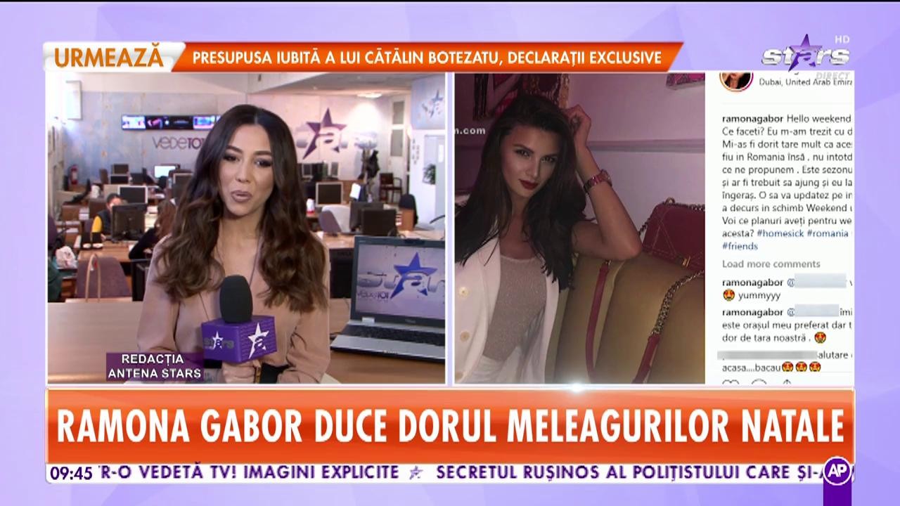 Ramonei Gabor i s-a făcut dor de ţara noastră. Care este cea mai mare dorinţă a rom&acirc;ncei