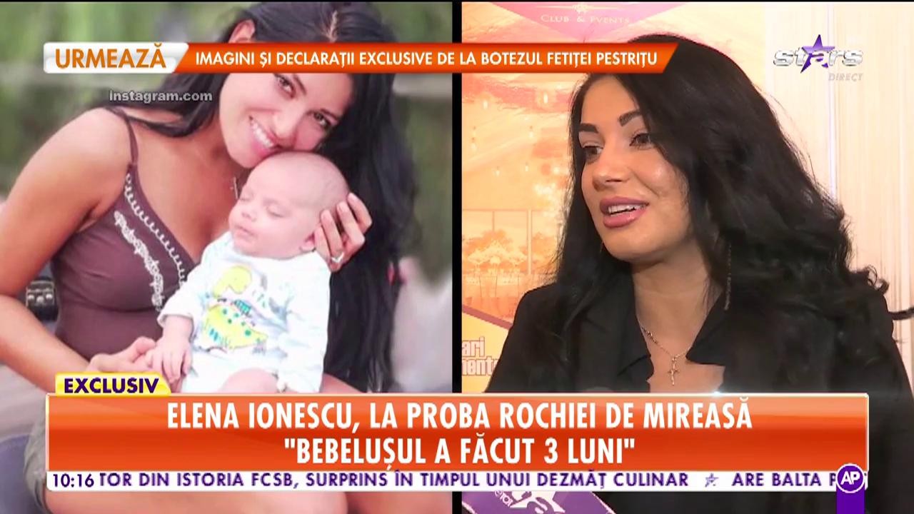 Elena Ionescu, la proba rochiei de mireasă