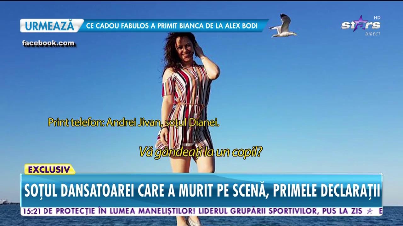 Soțul dansatoarei care a murit pe scenă, declarații cutremurătoare: &rdquo;A căzut și nu am mai putut să vorbesc cu ea. La mine &icirc;n brațe s-a &icirc;nt&acirc;mplat totul&rdquo;
